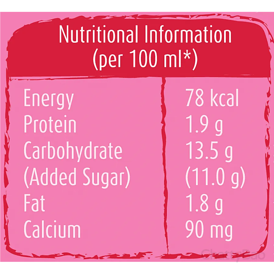 Mother Dairy Lassi - Strawberry 180 ml view 3