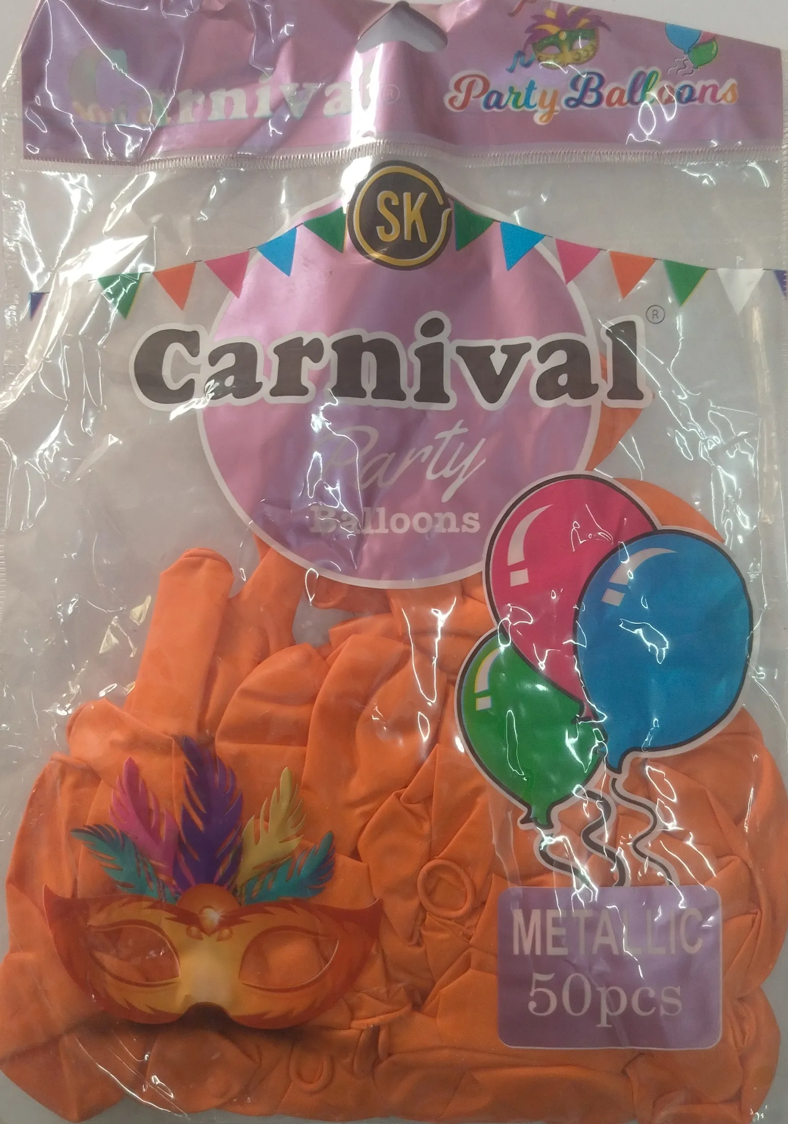 SK Carnival Party Balloons Orange view 2
