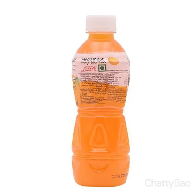 Mogu Mogu Orange with Nata De Coco Juice 300 ml view 2