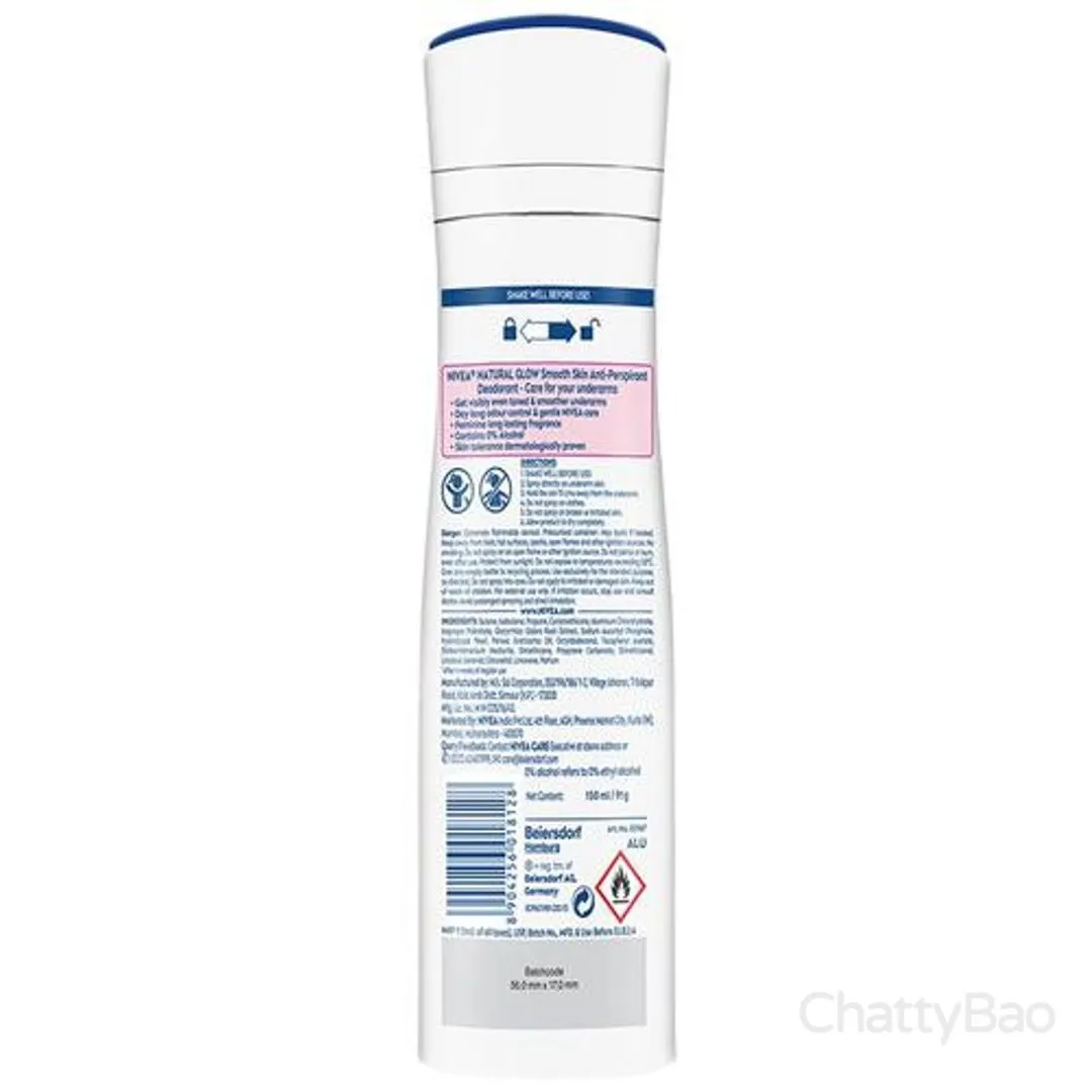 NIVEA Natural Glow Smooth Skin Women Deodorant 150 ml view 2