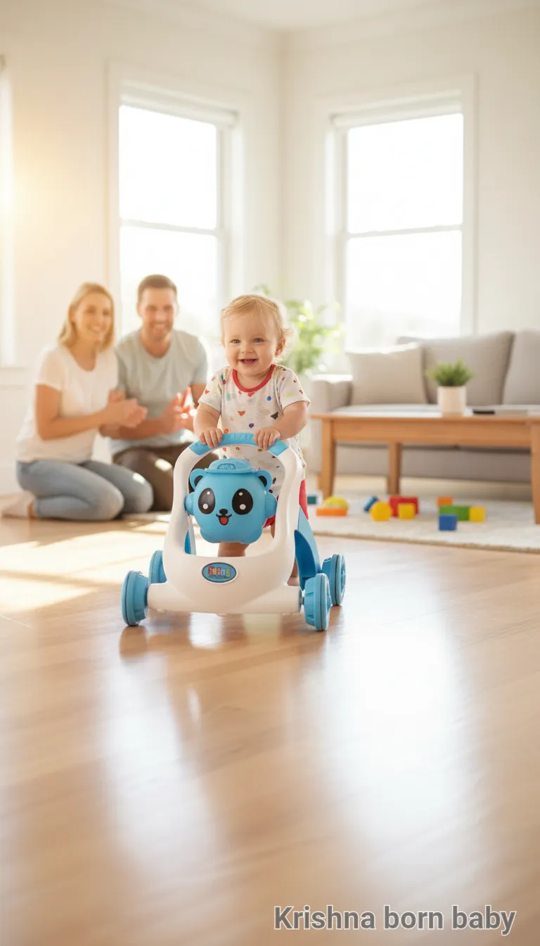 Young Wheels Bunny Push Walker view 2