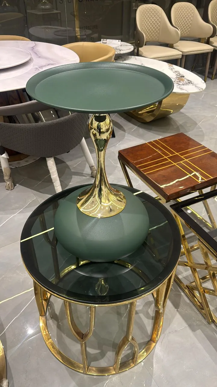Corner Table Imported Color With Pvd Coding view 4