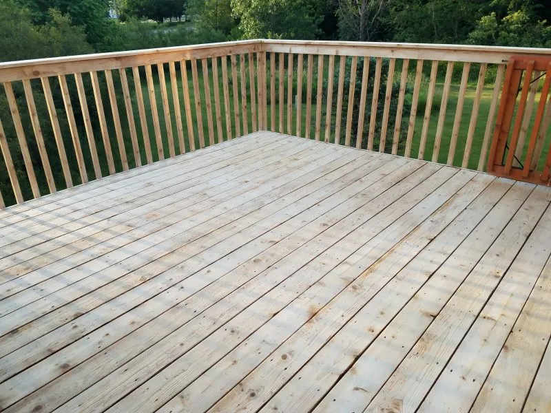 Pine Decking view 3