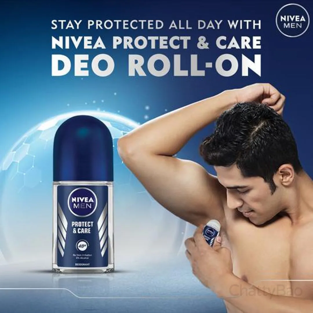 NIVEA MEN Protect & Care Deodorant Roll On 50 ml view 2
