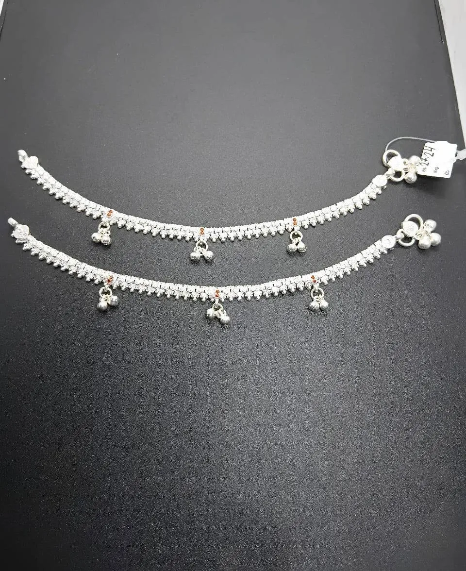 Silver Anklet (AVAL-017) view 2