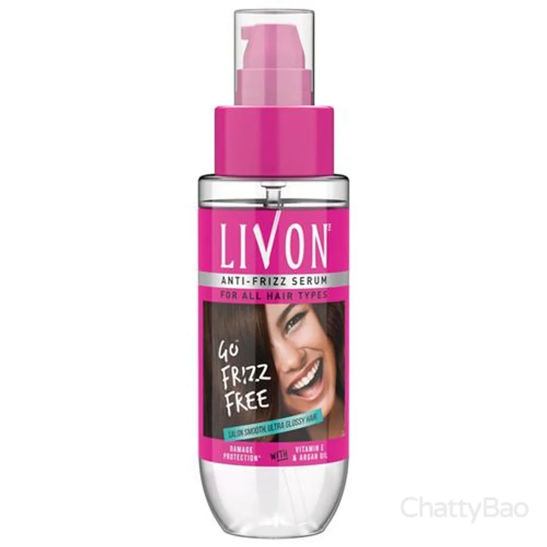 Livon Anti-Frizz Serum - For All Hair Types 100 ml view 2