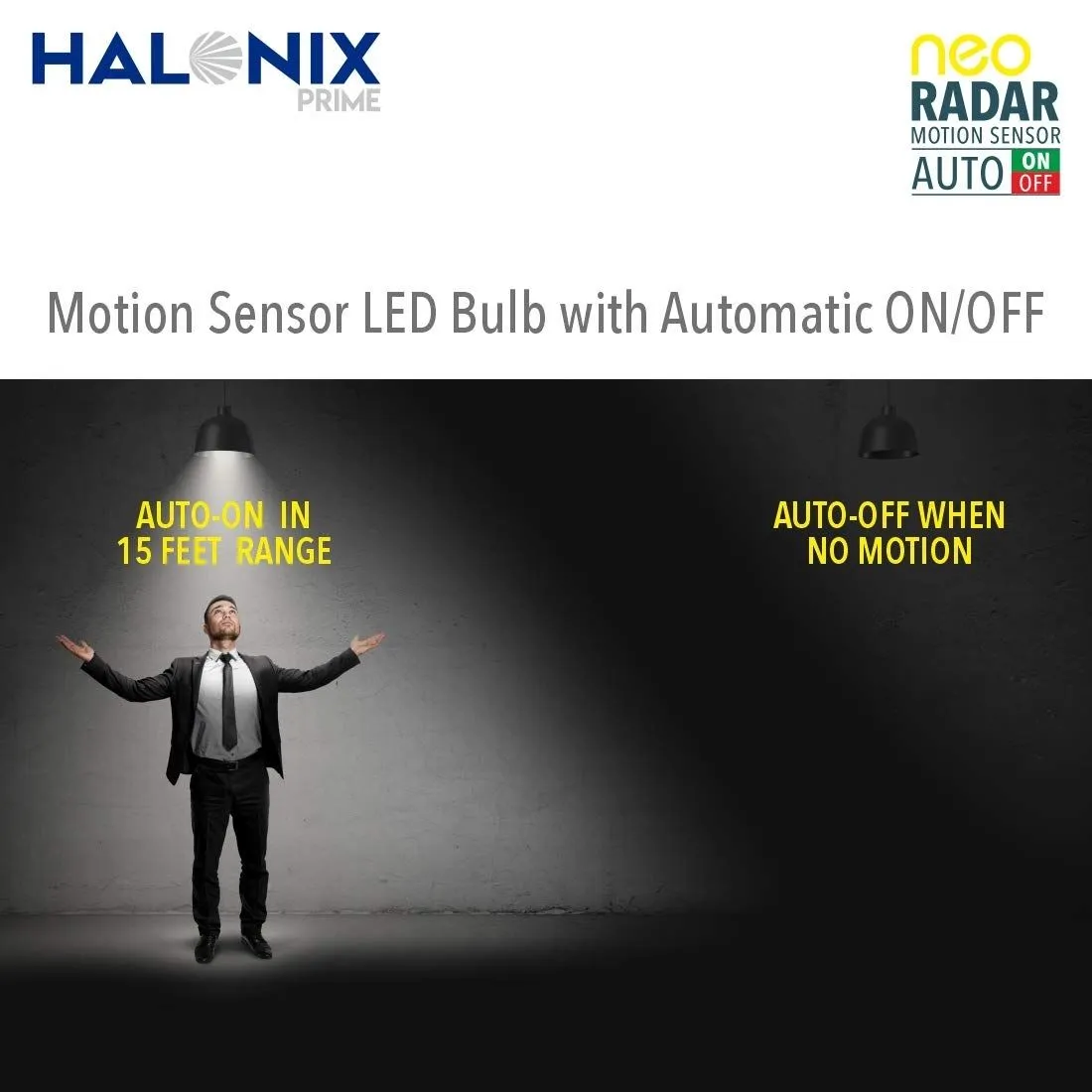 Halonix Neo Radar 10W LED Bulb view 2