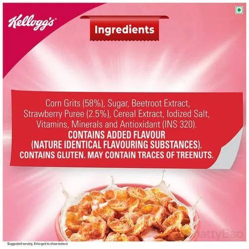 Kelloggs Corn Flakes With Real Strawberry Puree 300 g view 5