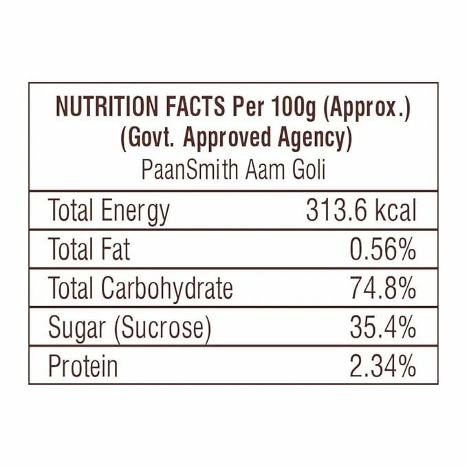 Paan Smith Aam Goli 220 g view 2