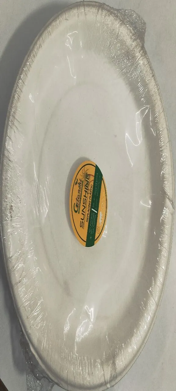 Surabhi Sugarcane Bagasse Plates 7 Number view 3