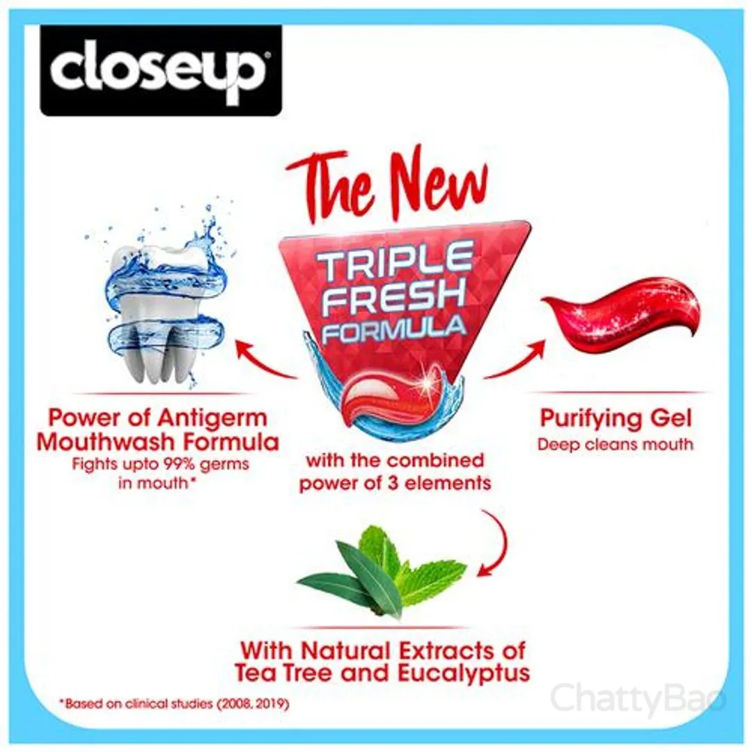 Close Up Everfresh+ Anti-Germ Toothpaste - Red Hot 150 g view 4