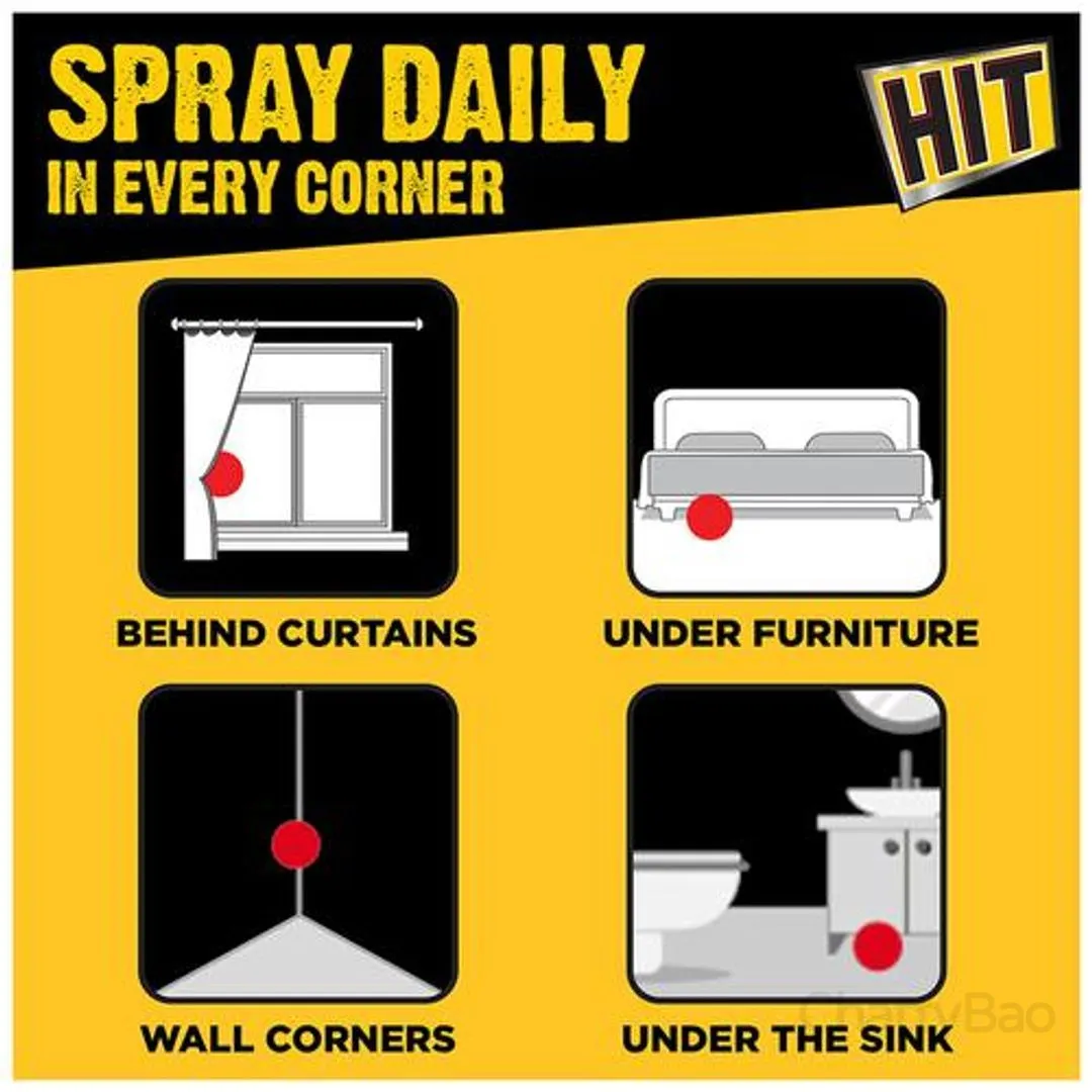 Hit Mosquito & Fly Killer Spray 200 ml view 4