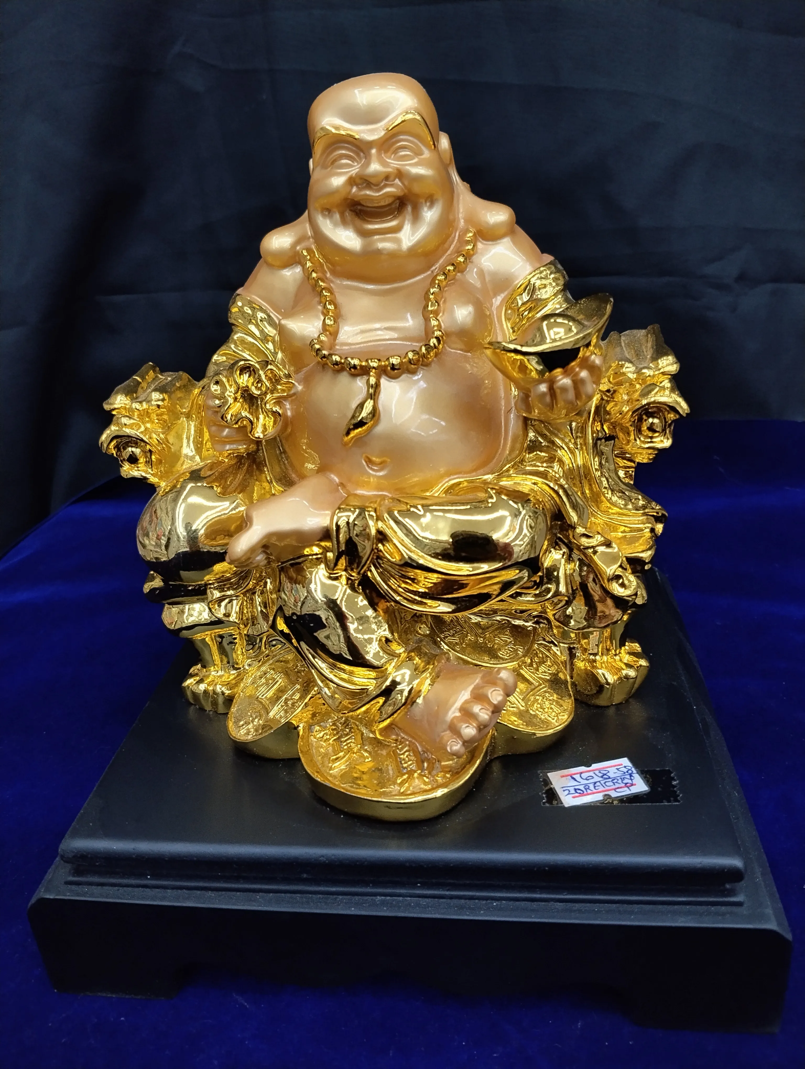 Laughing Buddha Sitting view 2