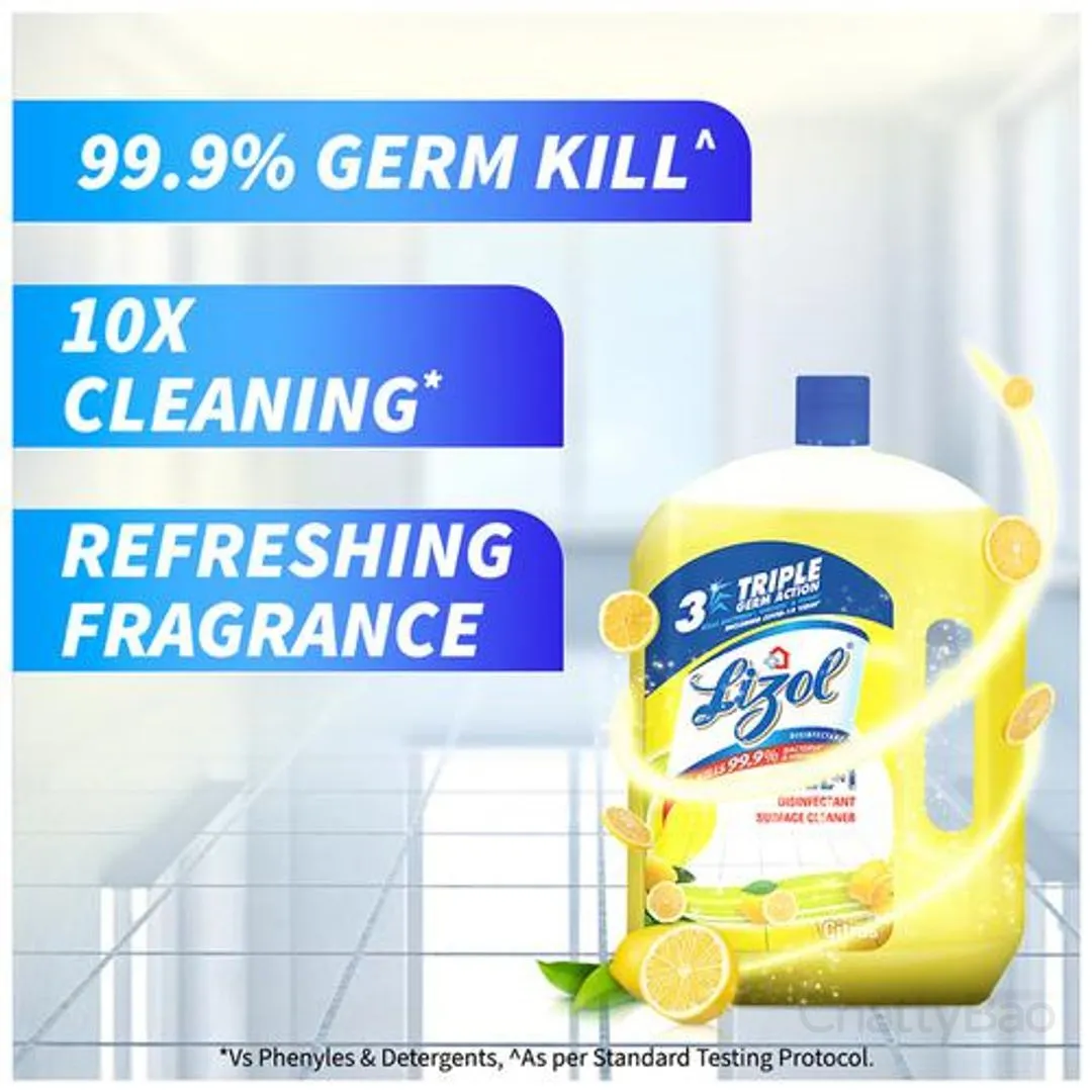 Lizol Disinfectant Surface & Floor Cleaner - Citrus 2 L view 4
