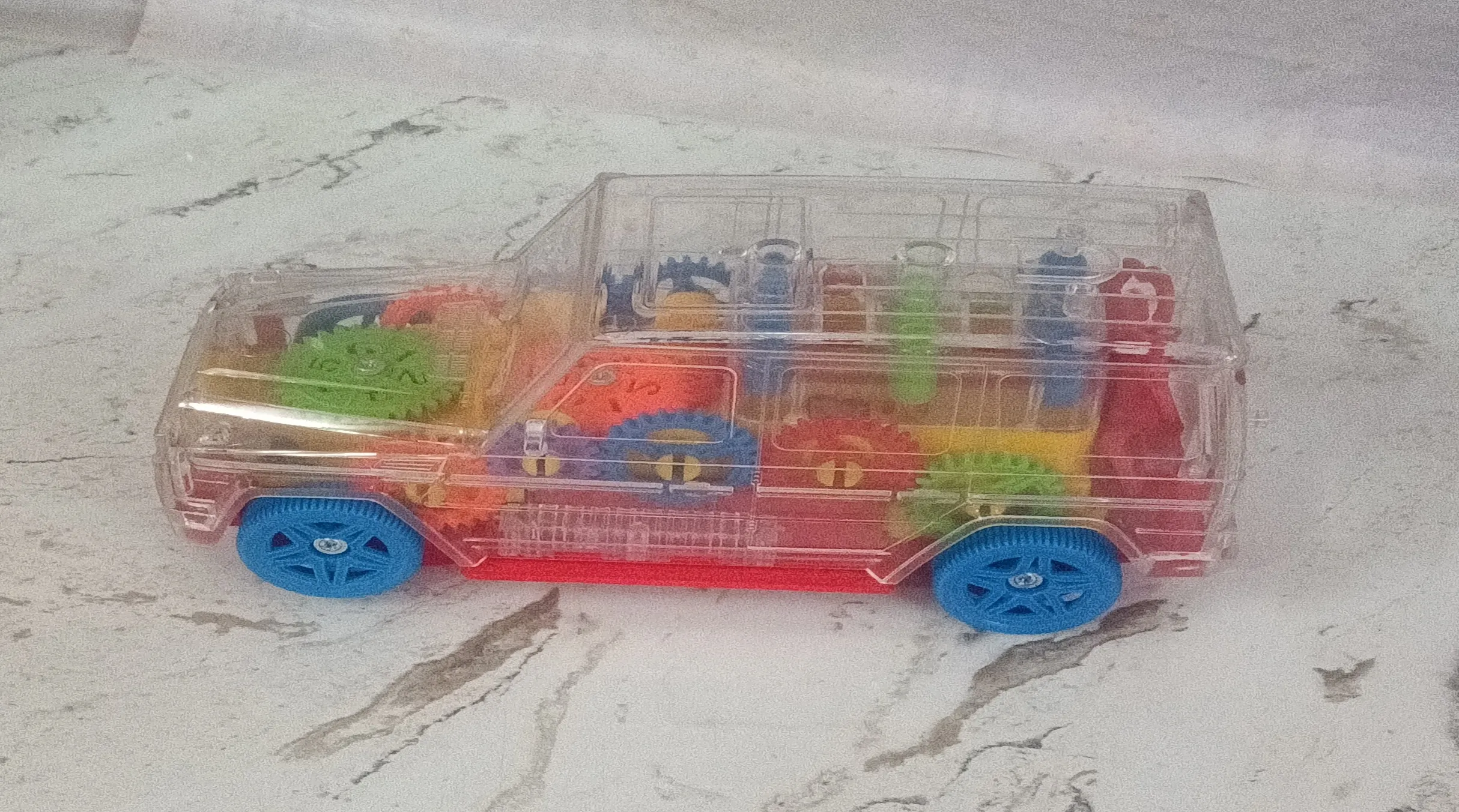 Transparent Gear Car view 2