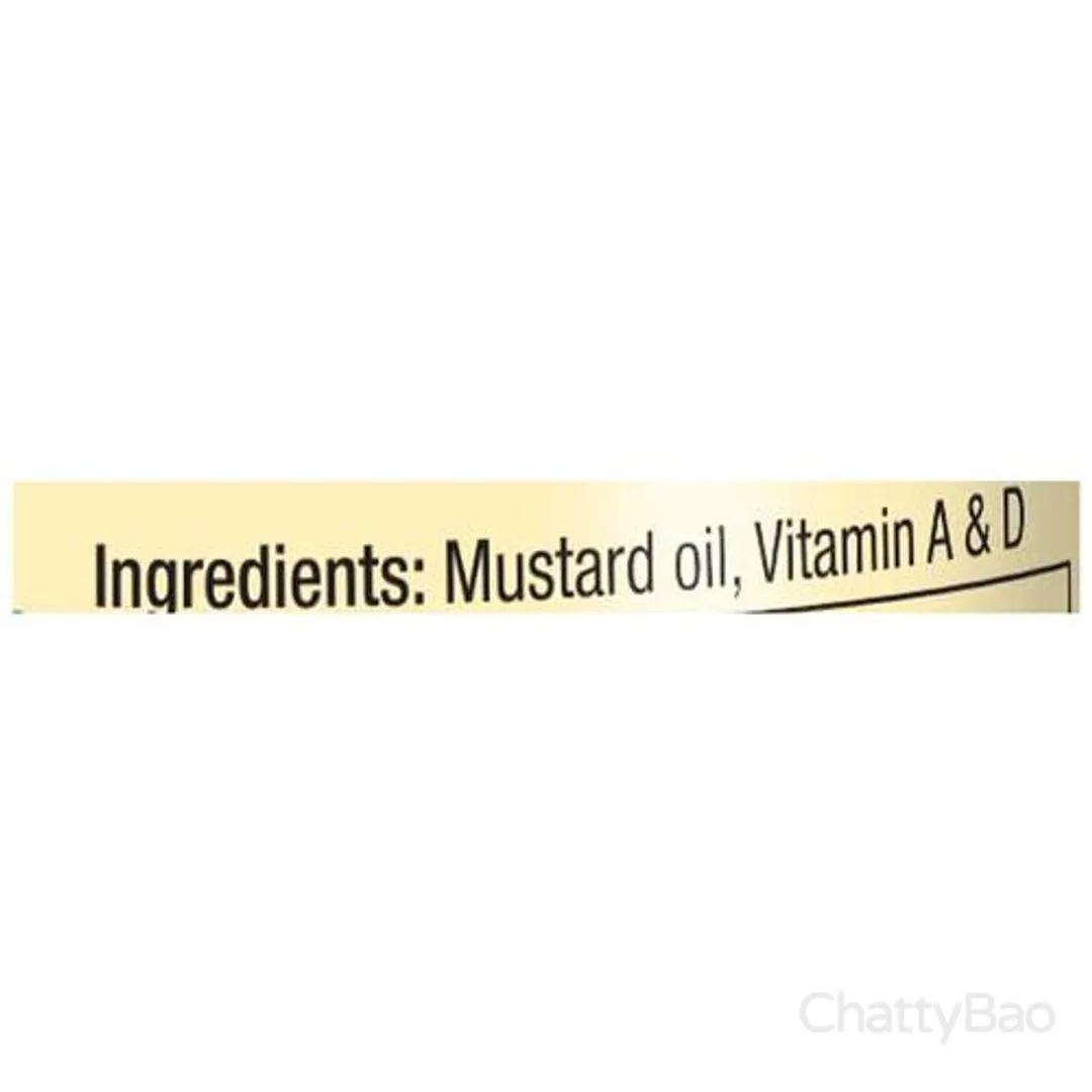 Hamdard Kachi Ghani Mustard Oil Bottle 1 L view 5