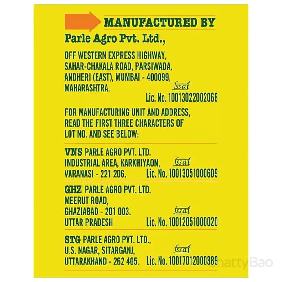 Frooti Mango Drink Tetra 125 ml view 4