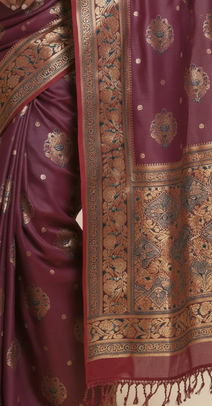 Classic Banarasi Saree view 3
