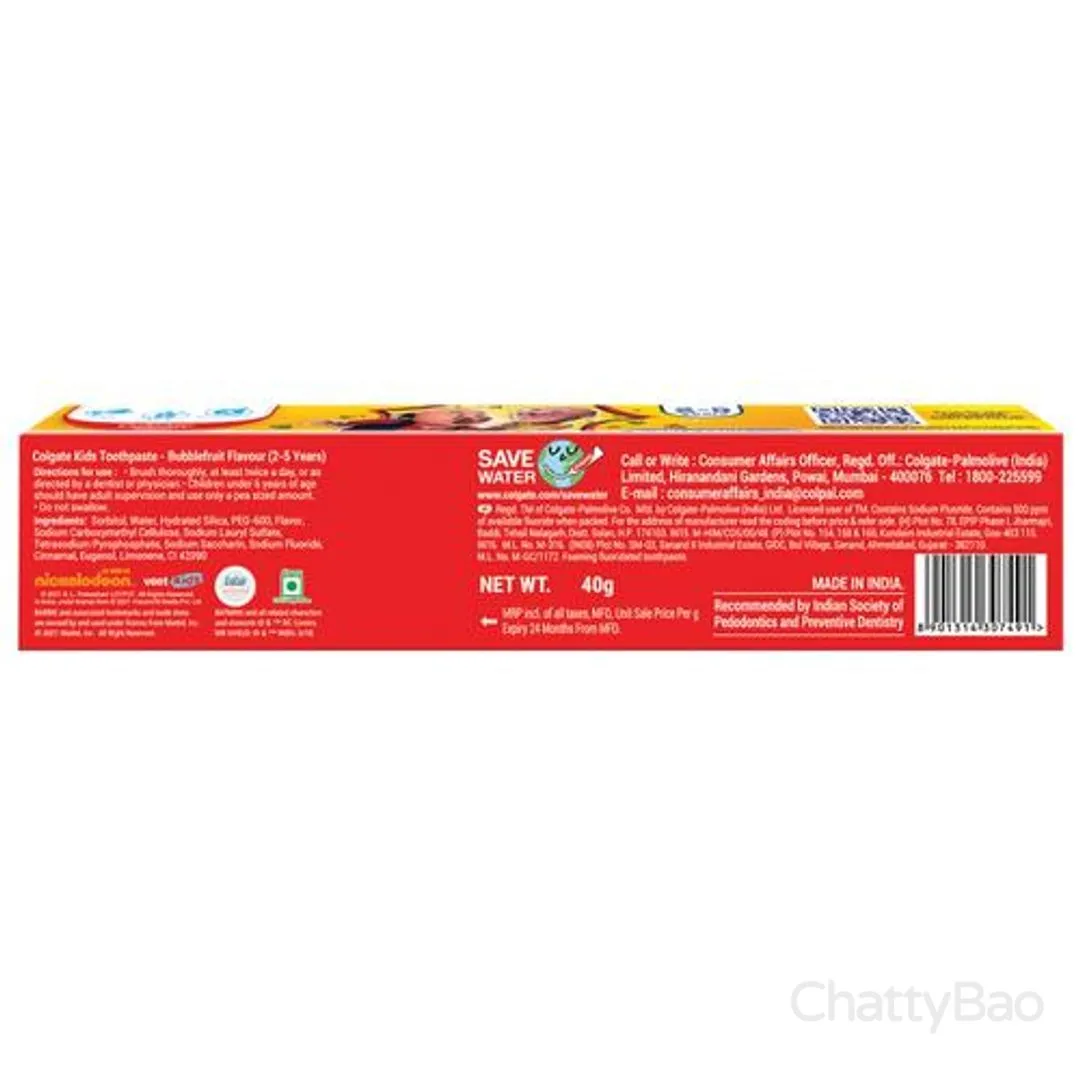 Colgate Kids Toothpaste - 2-5 Years Motu Patlu 40 g view 2