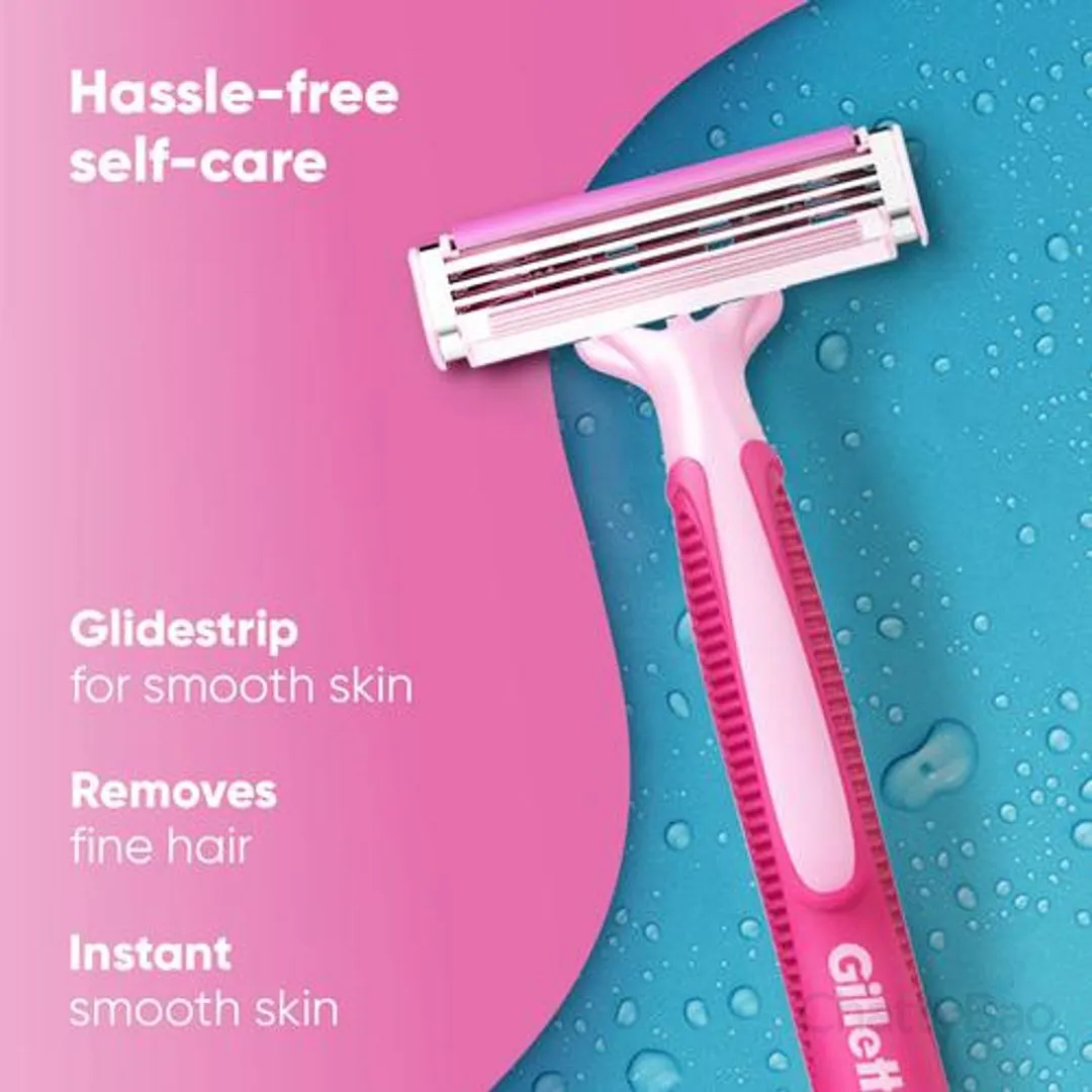 Gillette Venus Simply - 3 Blade Razor For Women 5 Pieces view 3