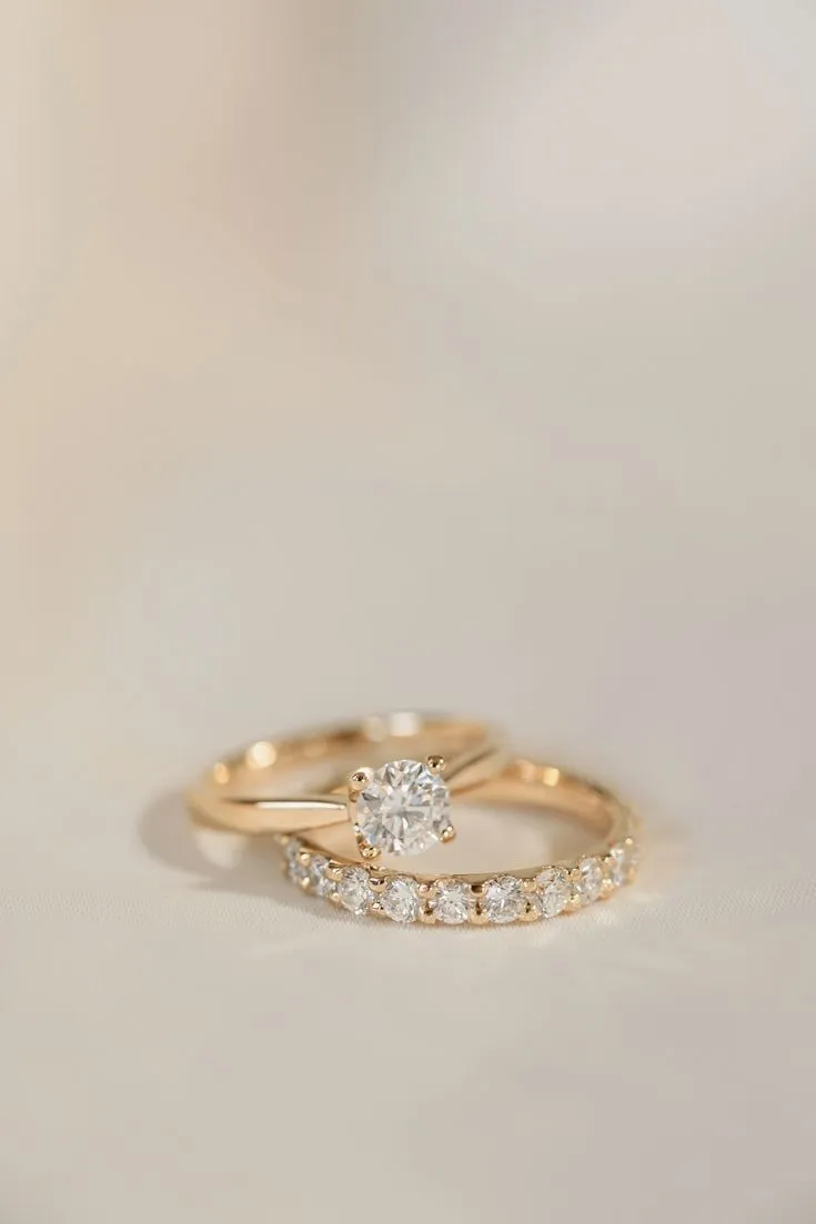 Gold Diamond Ring view 2