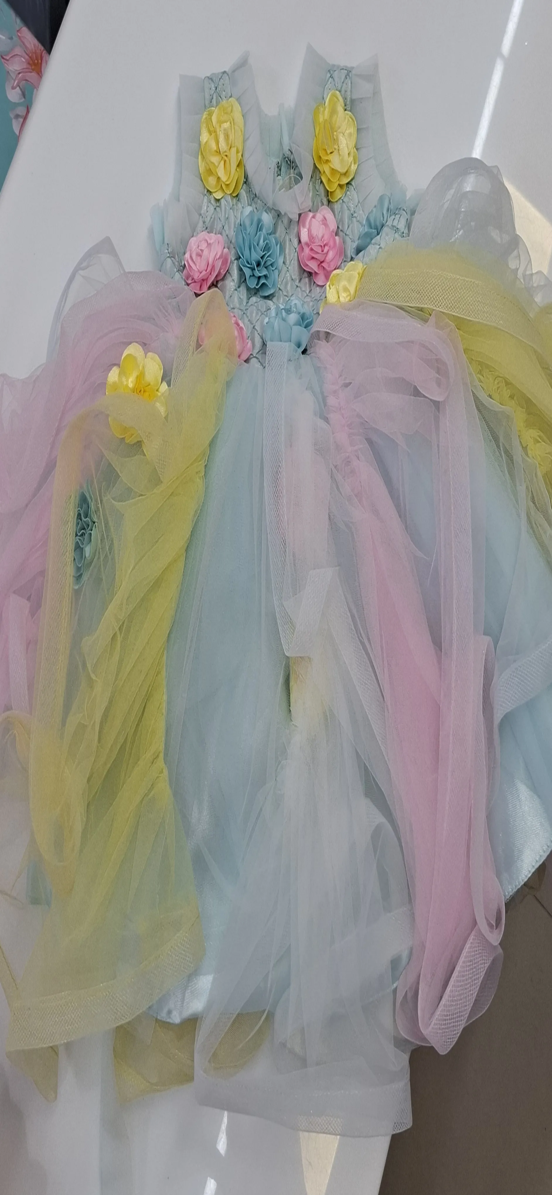 Girls Tulle Dress. view 3