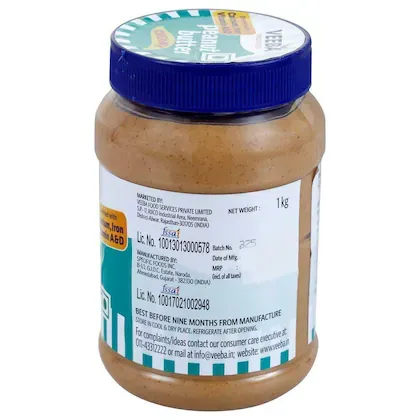 Veeba Peanut Butter - Creamy 1 Kg view 2