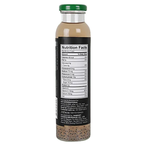 Fruitoria Basil Seed Drink - Strawberry 300 ml view 2
