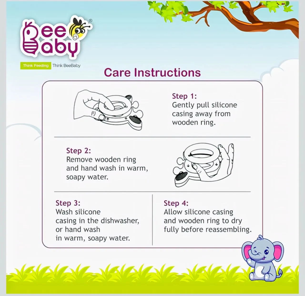 Elephant Teether view 7