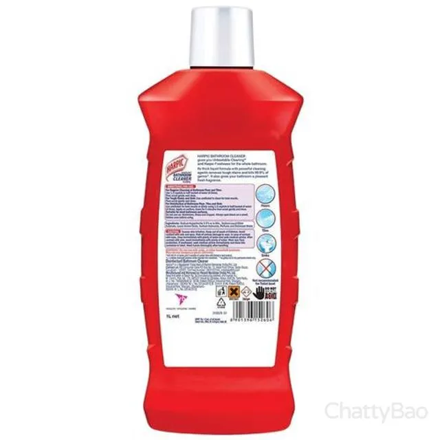 Harpic Bathroom Cleaner Floral 1 L view 2