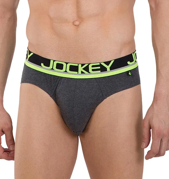 Jockey Brief Pop FP02 Charcoal view 2