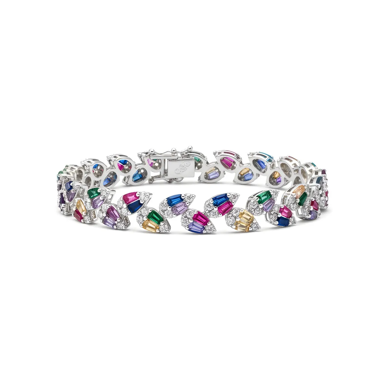 Multicolor Gemstone Bracelet view 2