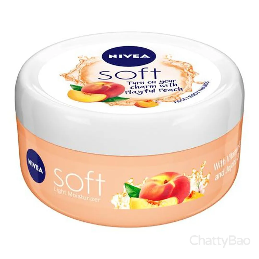 NIVEA Light Moisturizer Cream - Soft Playful Peach 200 ml view 2