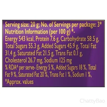 Cadbury Dairy Milk Silk Chocolate Bar 60 g view 3