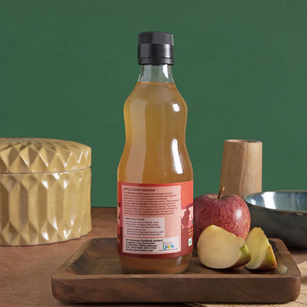 Organic India Apple Cider Vinegar 500 ml view 2
