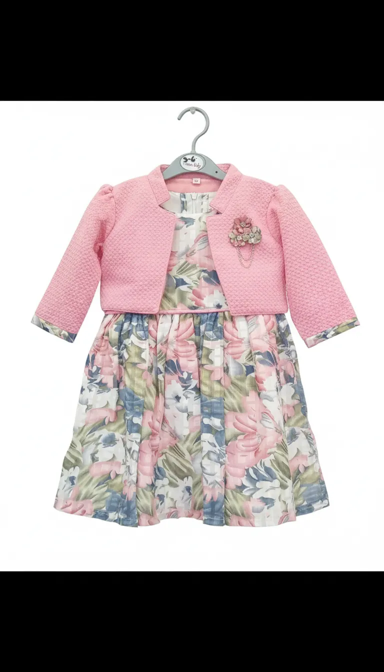 Cotton Frock Floral view 2