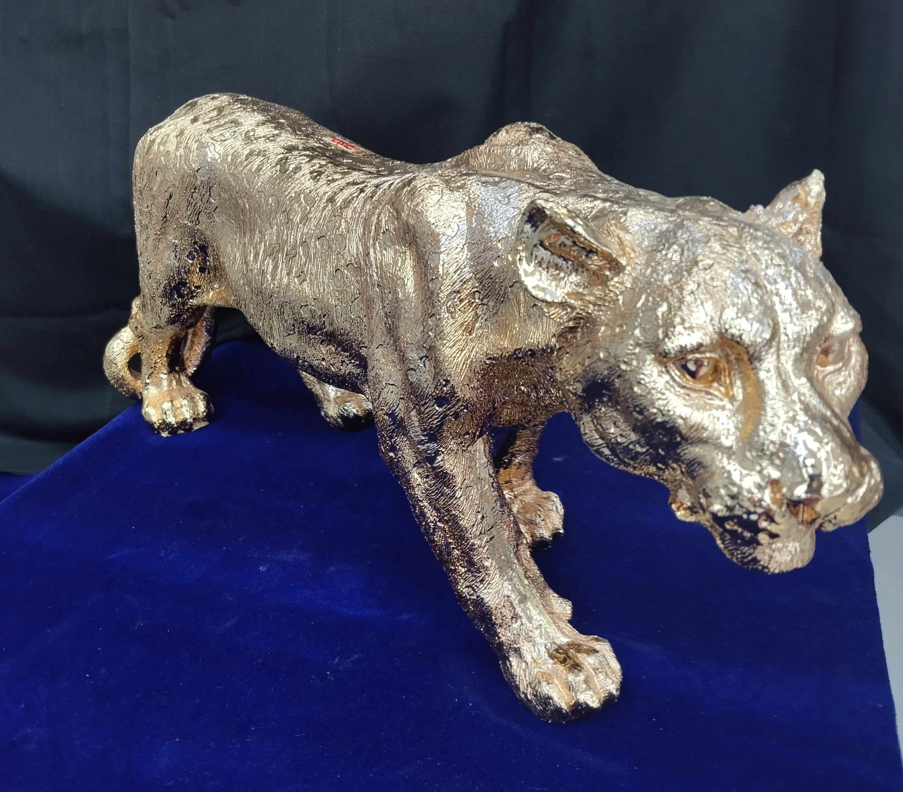 Golden Panther Sculpture view 2