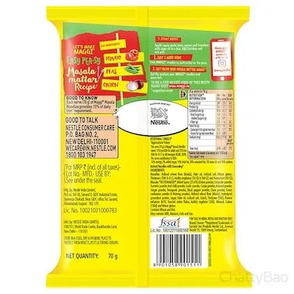 Maggi Masala Noodles 70 g view 2