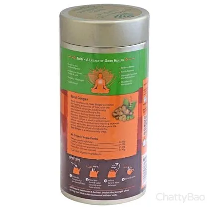 Organic India Tea - Tulsi & Ginger 100 g view 2
