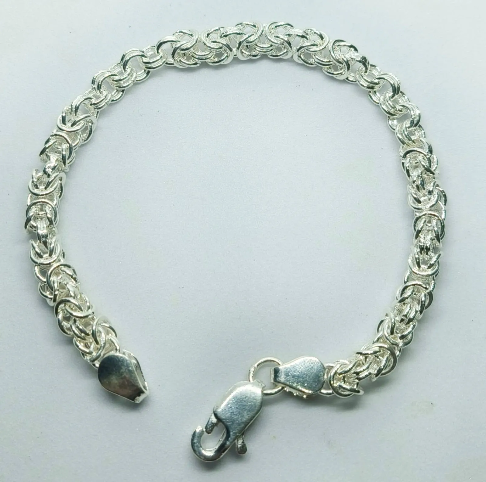 Silver Link Bracelet (AVBR-21) view 2