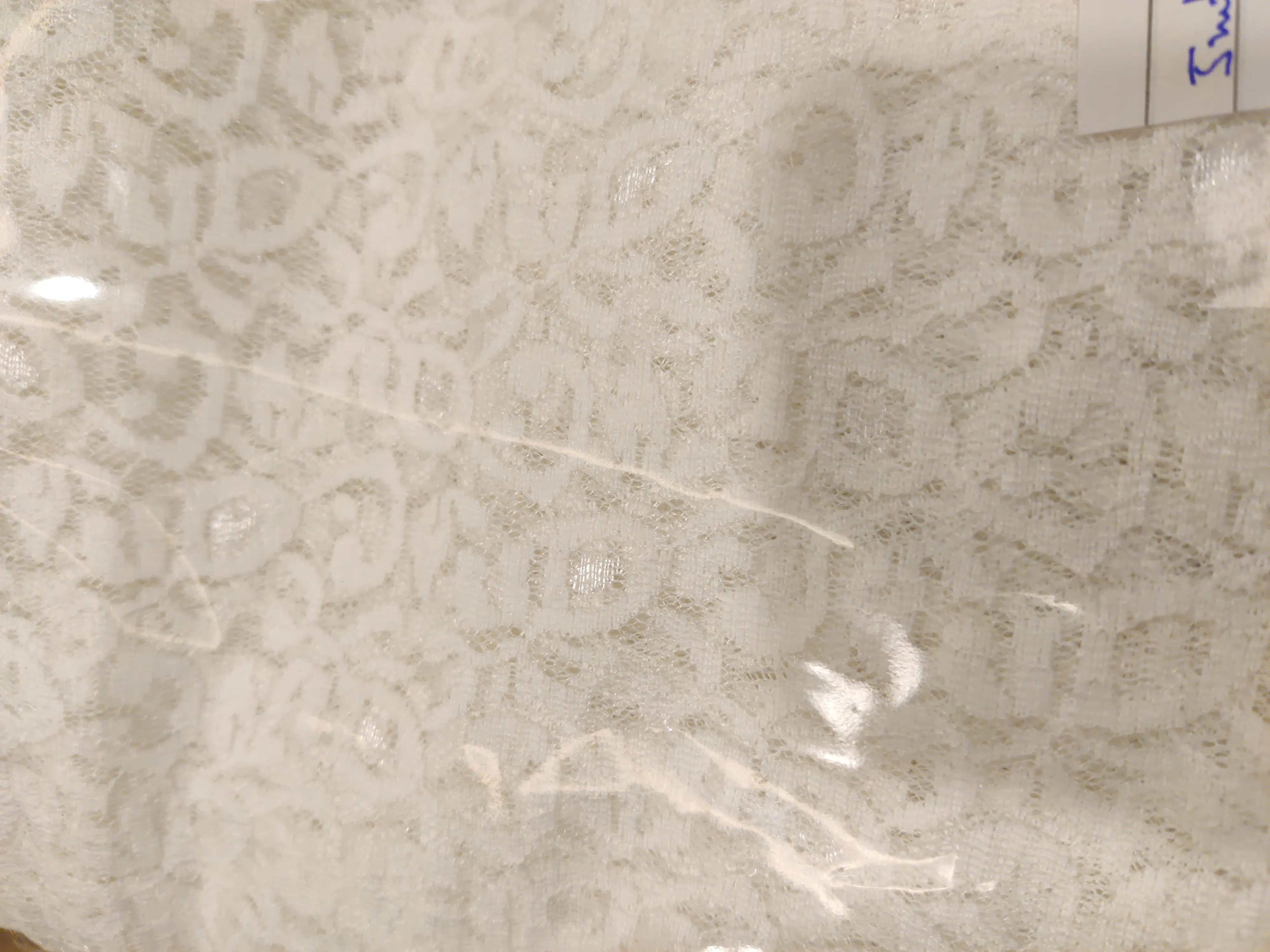 White Net Fabric view 2