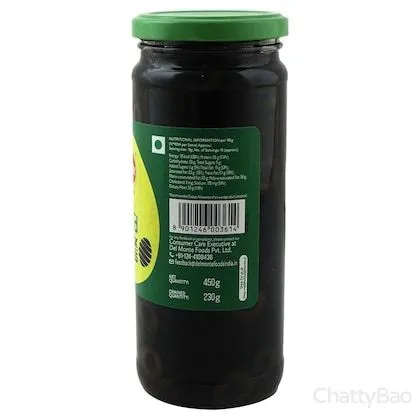 Del Monte Black Pitted Olives 450 g view 2