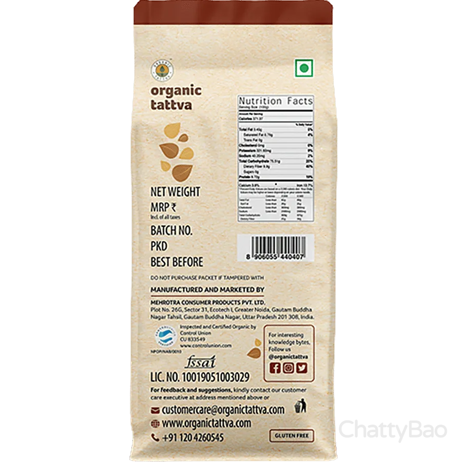 Organic Tattva Jowar Flour 500 g view 2