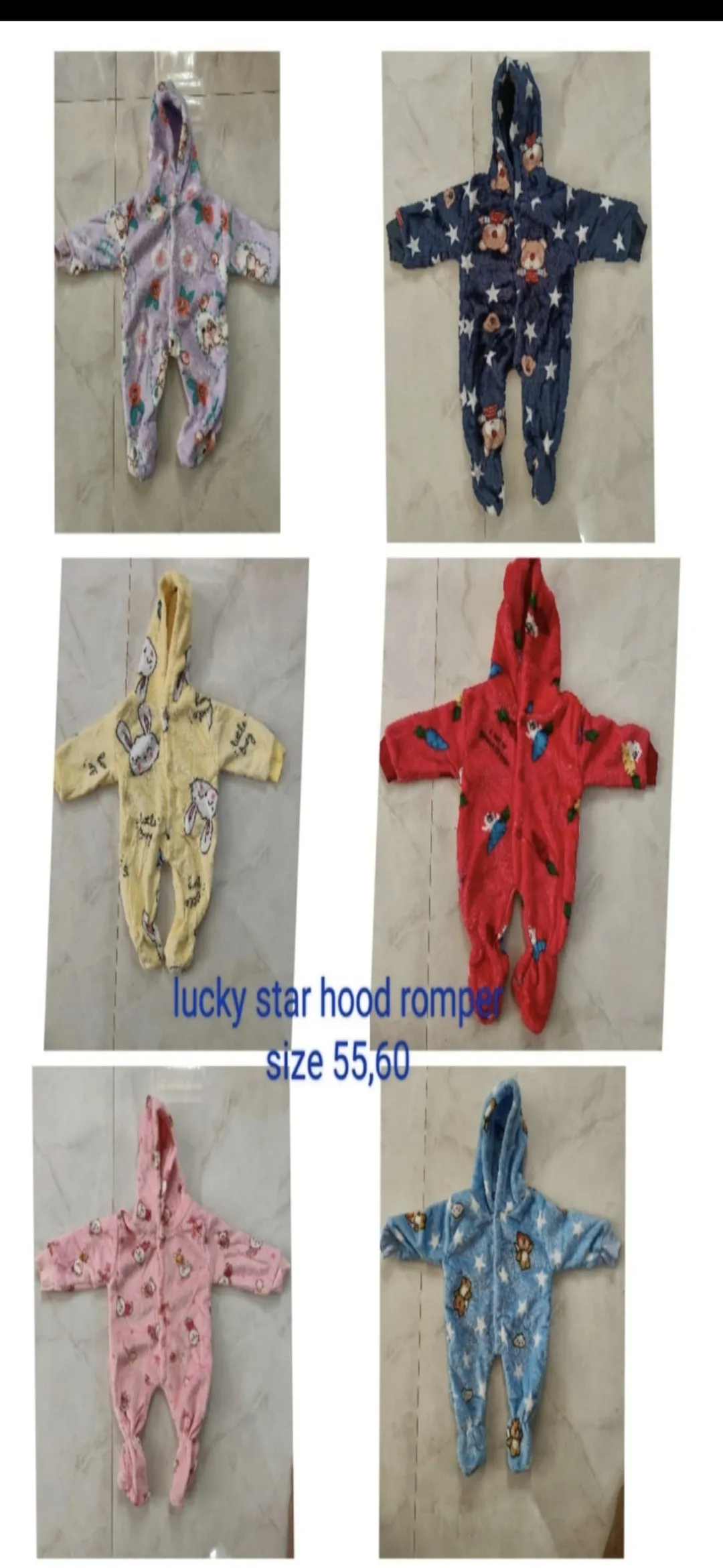 Lucky Star Hood Romper view 2