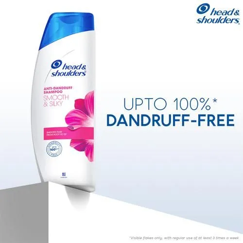 Head & Shoulders Smooth & Silky Anti Dandruff Shampoo 340 ml view 3