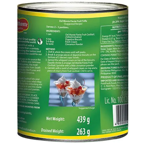 Del Monte Fiesta Fruit Cocktail 439 g view 2
