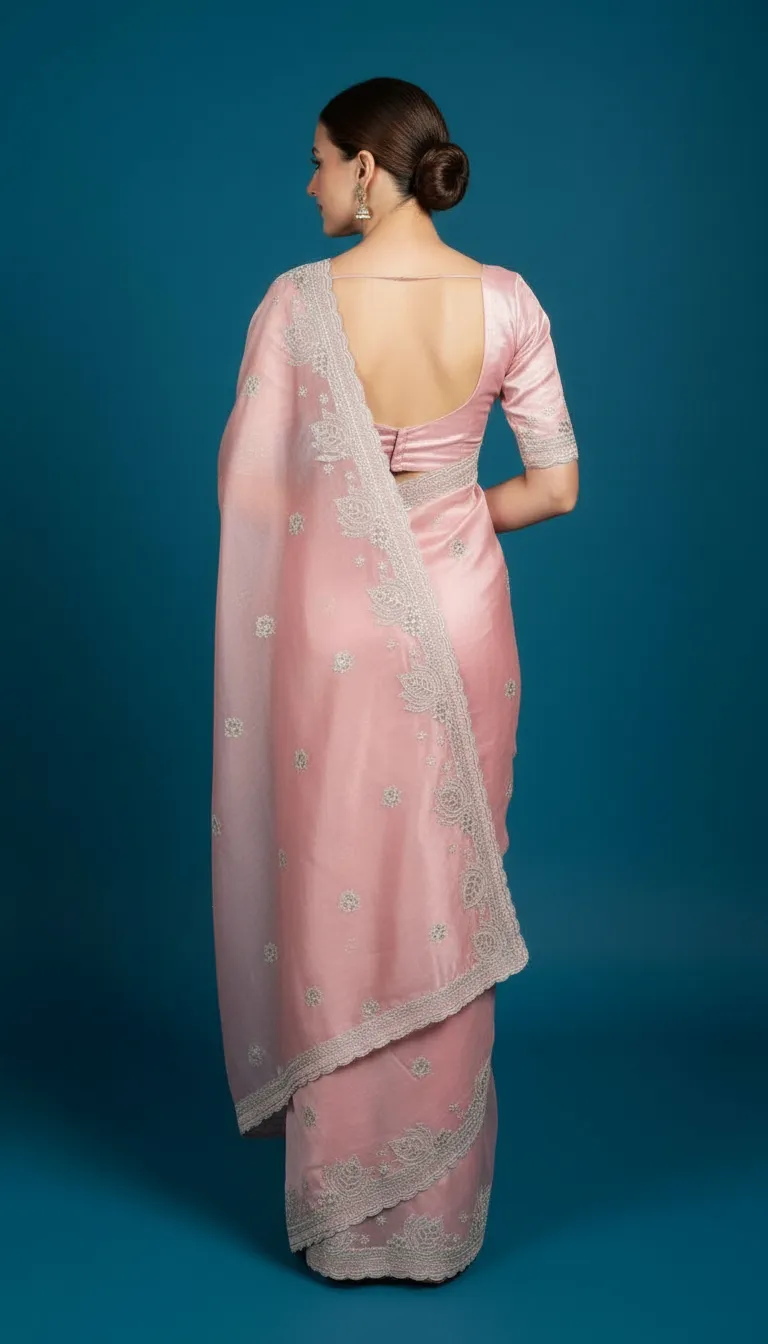 Embroidered Kapils Saree view 2
