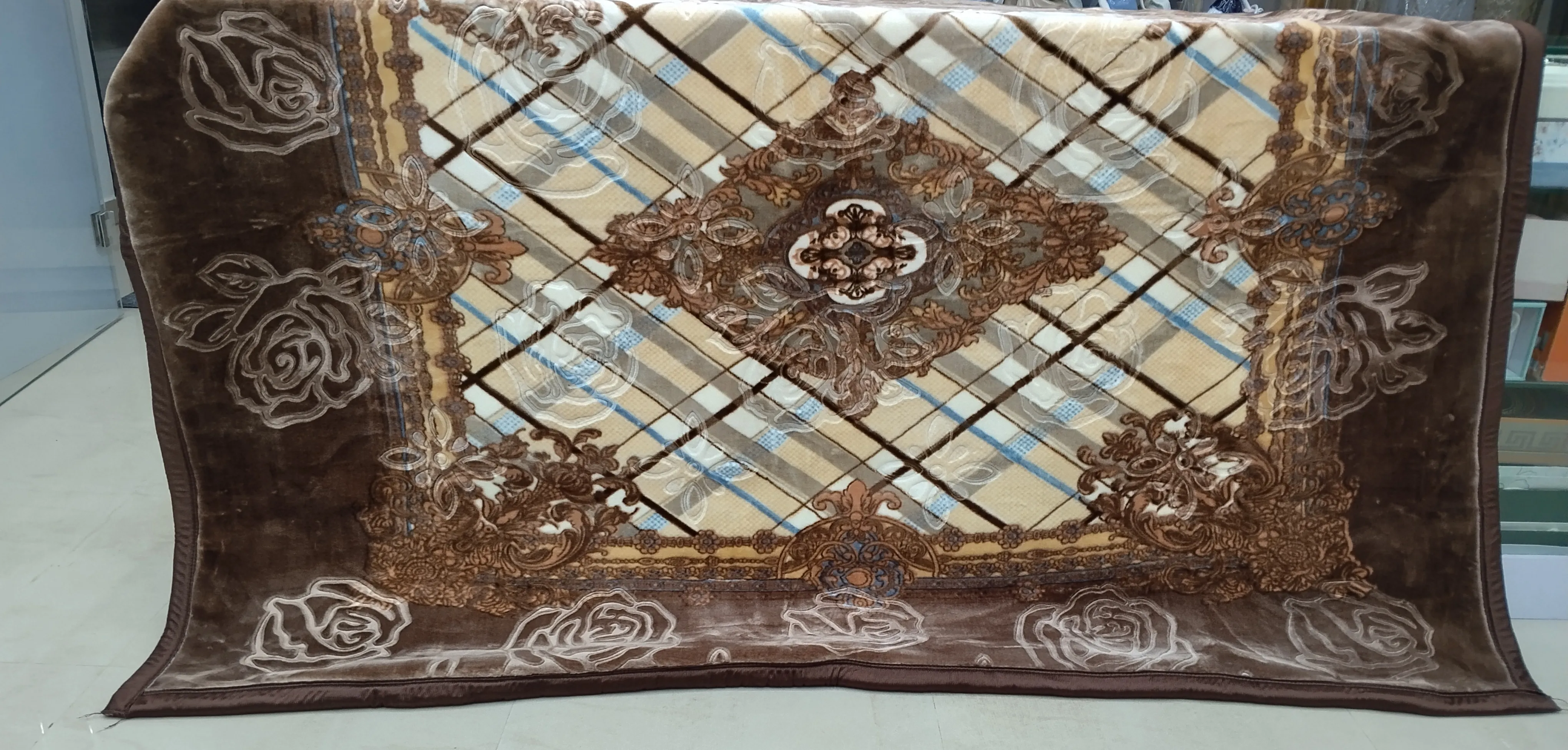 Luxury Embroidered Blanket view 2