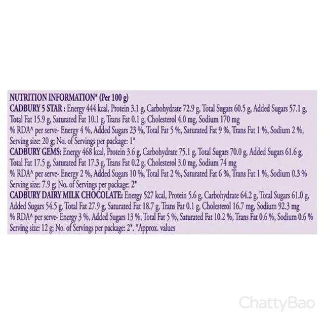 Cadbury Celebrations Chocolate Gift Pack 59.8 g view 3