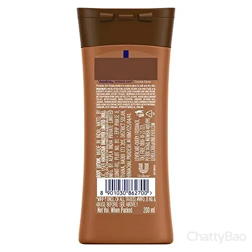 Vaseline Body Lotion - Cocoa Glow 200 ml view 2